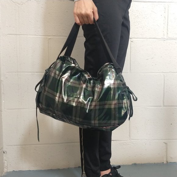 Jack Gomme Light Handbag - Green Check - Picture 4 of 15